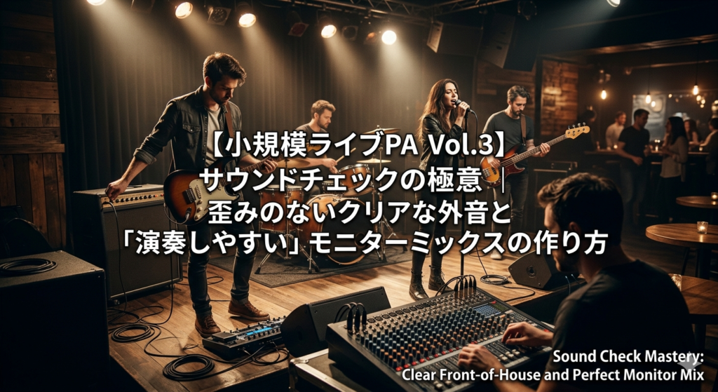小規模ライブPA３